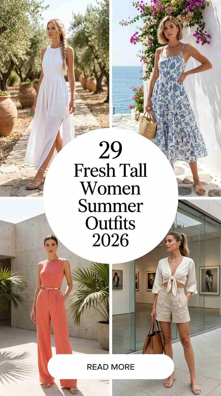 Tall Women Summer Outfits 2026 – 29 Looks You'll Actually Wear