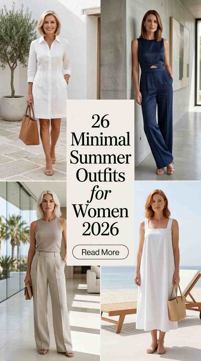 26 Minimal Summer Outfits for Women 2026 You'll Actually Wear