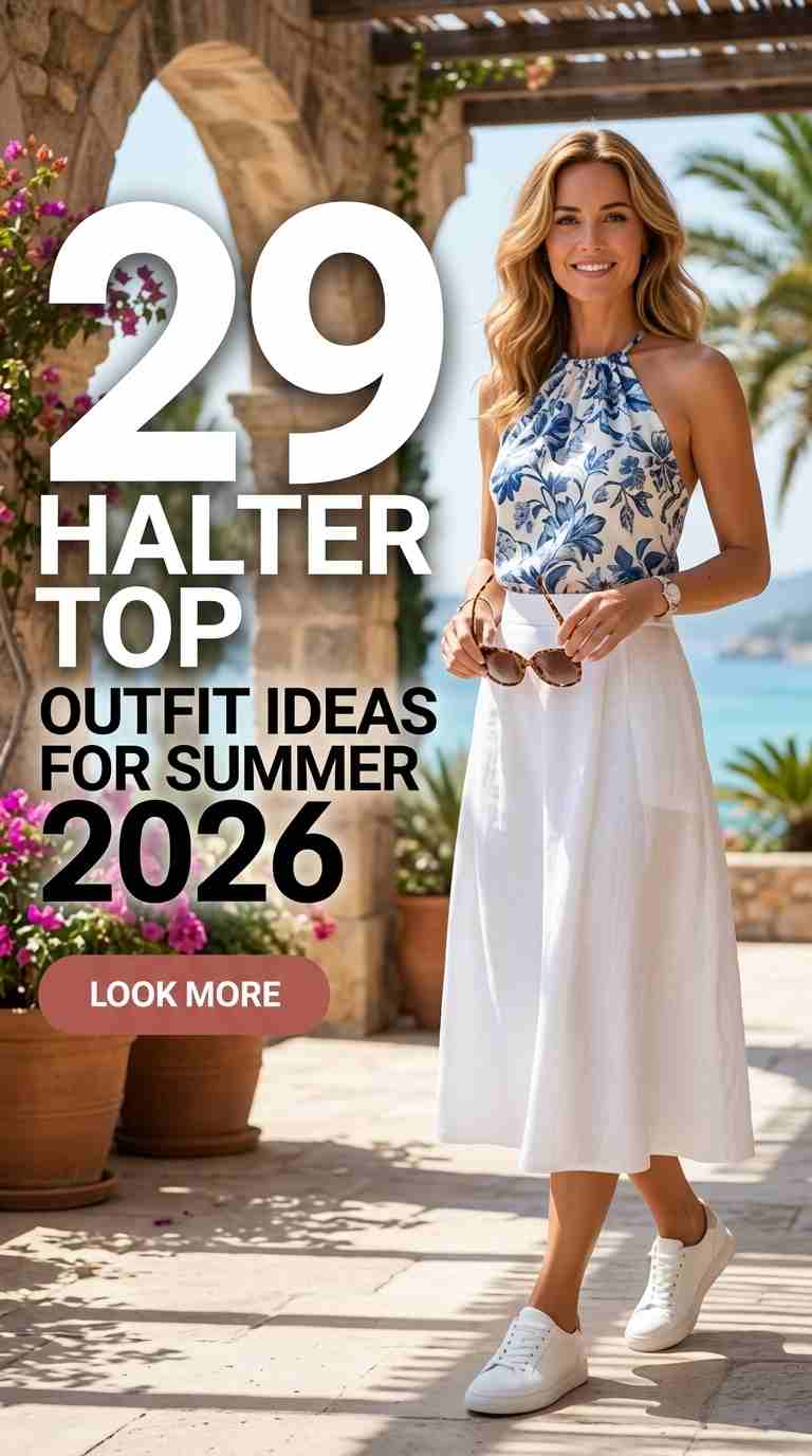 Elegant Summer Halter Top Women Outfits 2026 – 29 Looks That Work