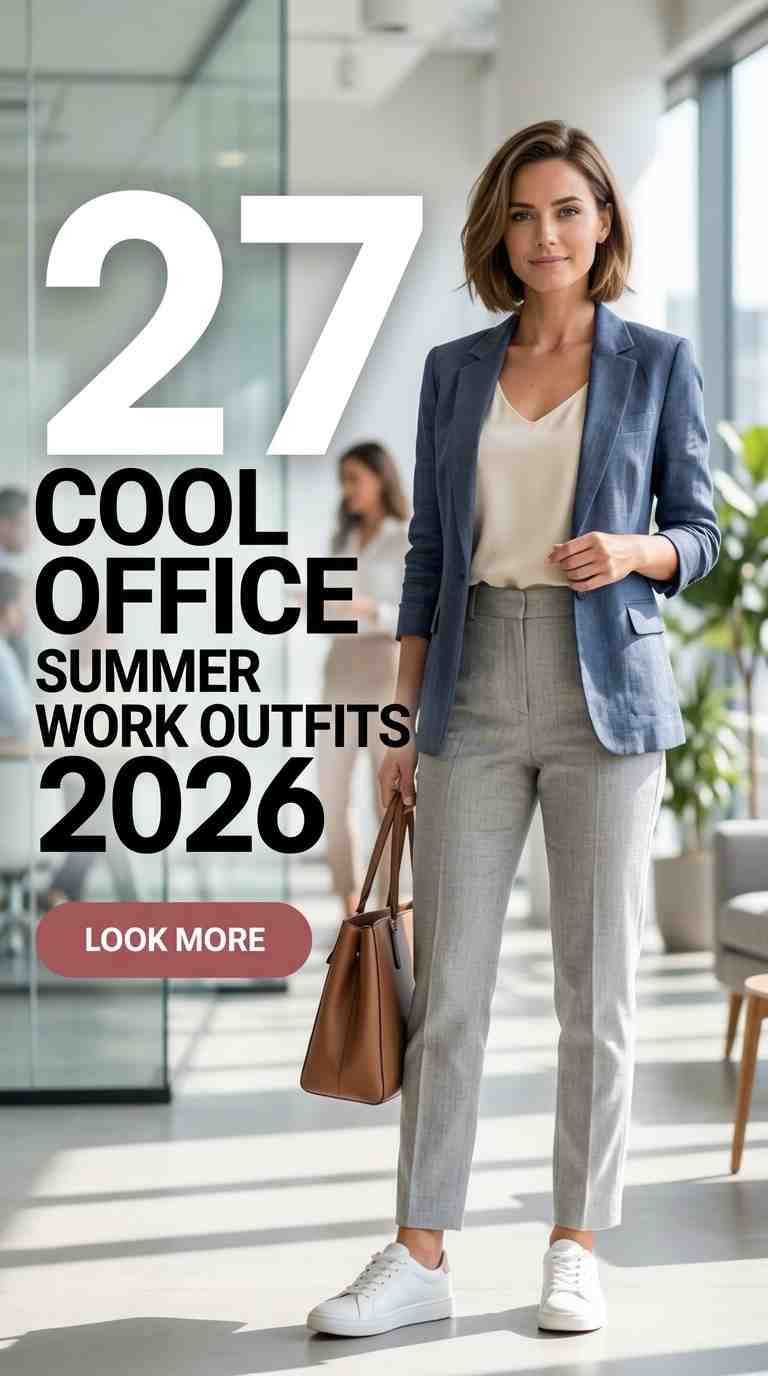 Summer Work Outfits 2026 – 27 Cool Office Looks