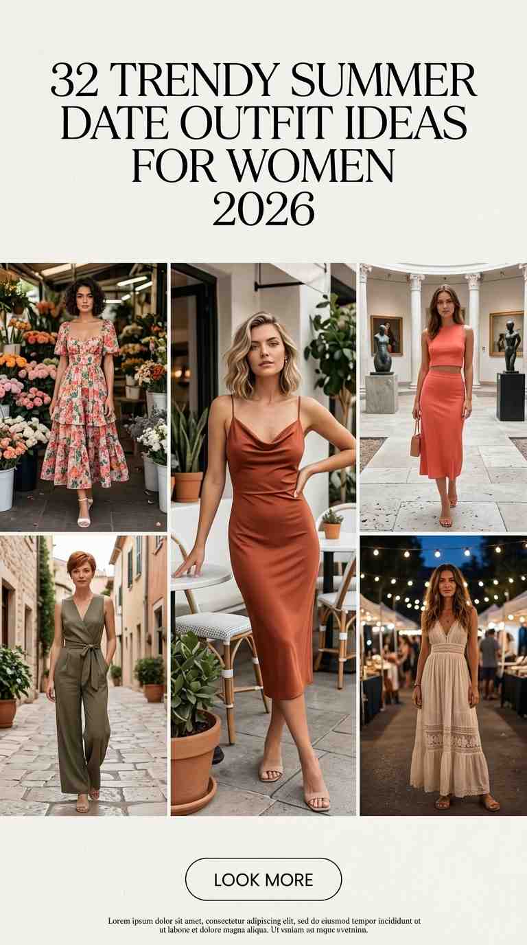 Summer 2026 Style Guide: 32 Easy Date Looks for Women