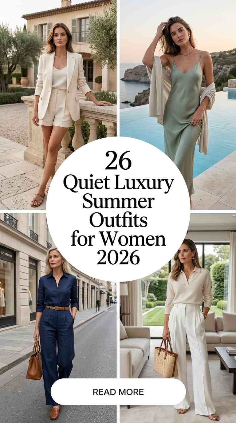 26 Quiet Luxury Summer Outfits for Women 2026 You'll Love
