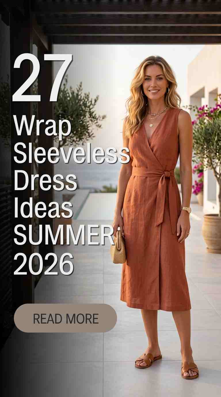 Stunning Summer Wrap Sleeveless Dresses for Women 2026 – 27 Looks You'll Love