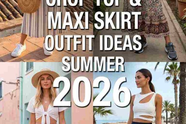 Effortless Summer Crop Top with Maxi Skirt Outfits 2026 – 29 Looks You'll Love