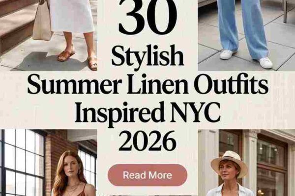 30 NYC Linen Outfit Ideas for Women Summer 2026