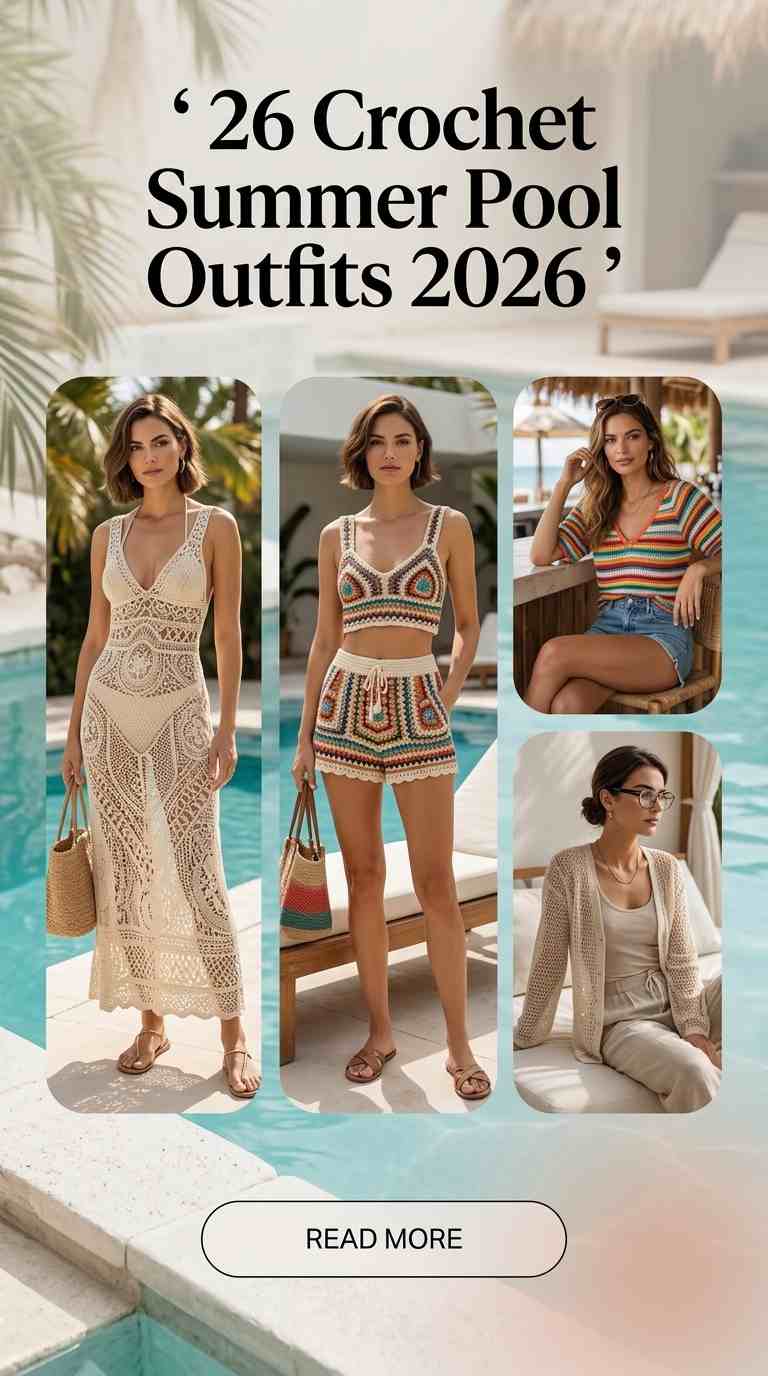 26 Crochet Summer Pool Outfits Women's 2026 Style
