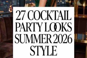 27 Chic Cocktail Party Looks: Women's Summer 2026 Style