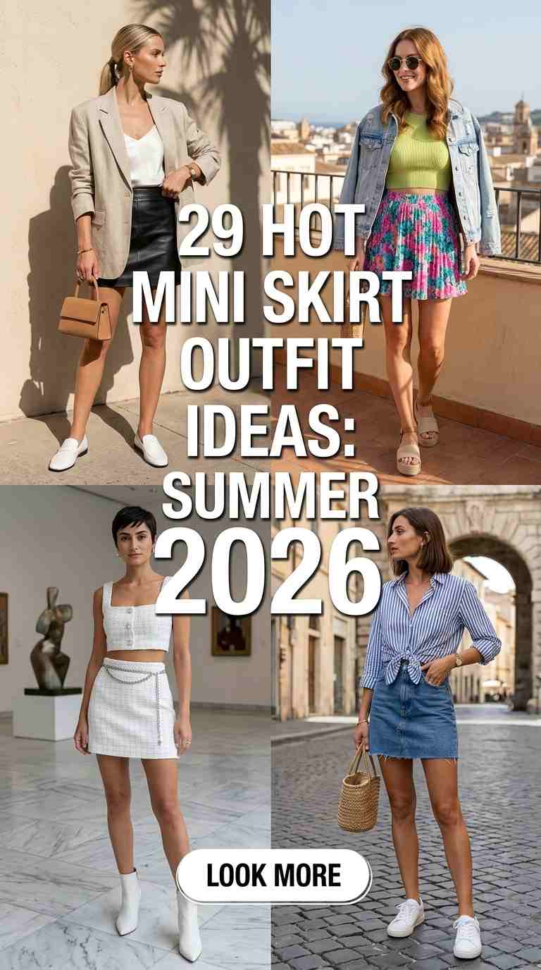 29 Hot Mini Skirt Outfit Ideas: Summer 2026 Style