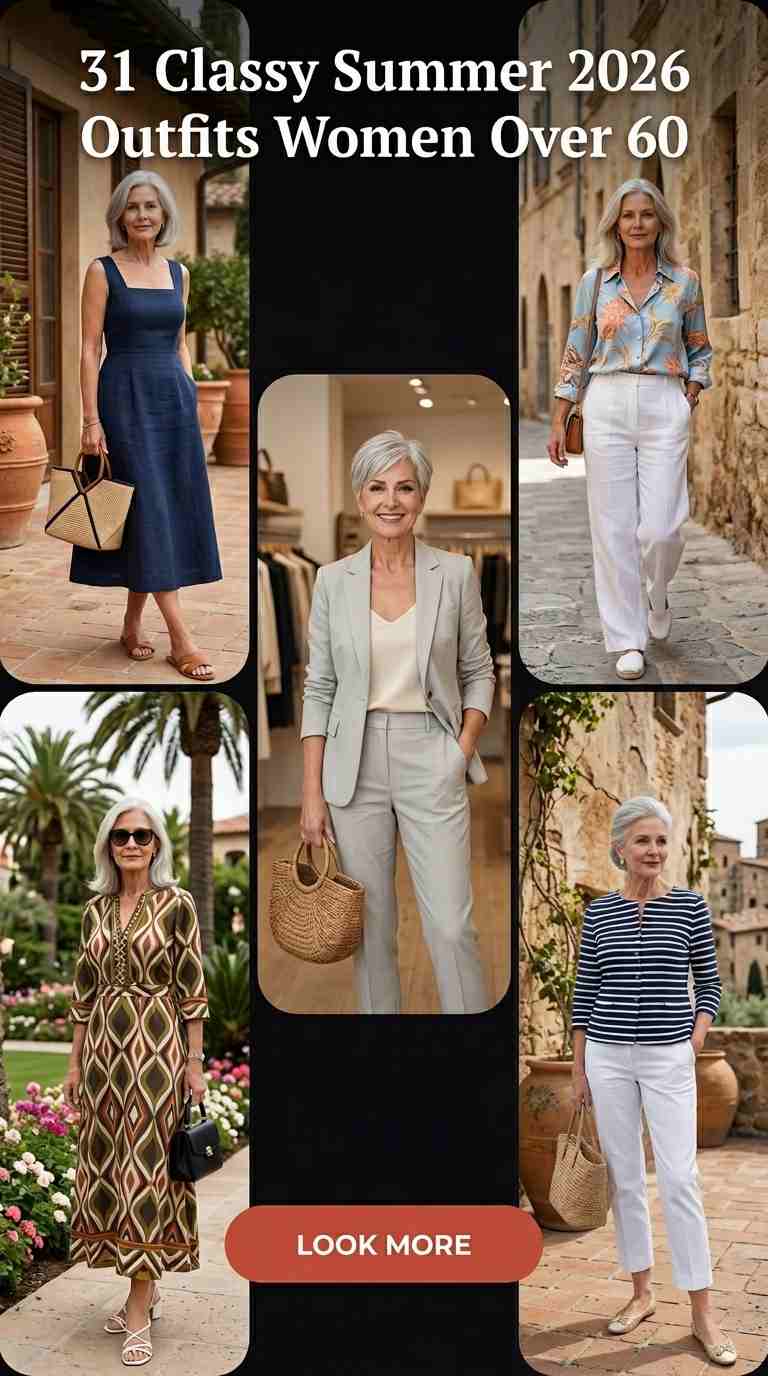 Summer Outfits for Women Over 60: 31 Chic Looks for 2026