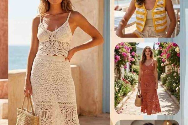 25 Chic Crochet Matching Set Outfits for Women Summer 2026
