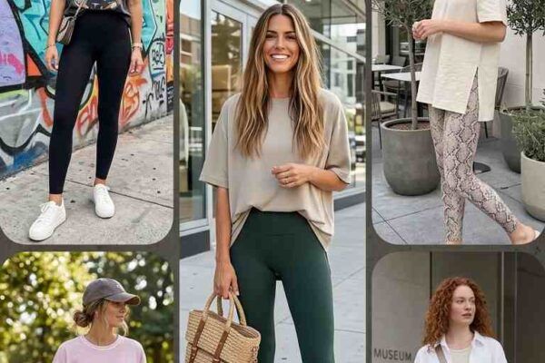 26 Stylish Legging with Oversized Tee Outfits for Women This Summer 2026