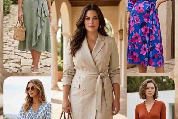 28 Trendy Wrap Dress Outfit Ideas for Women Summer 2026