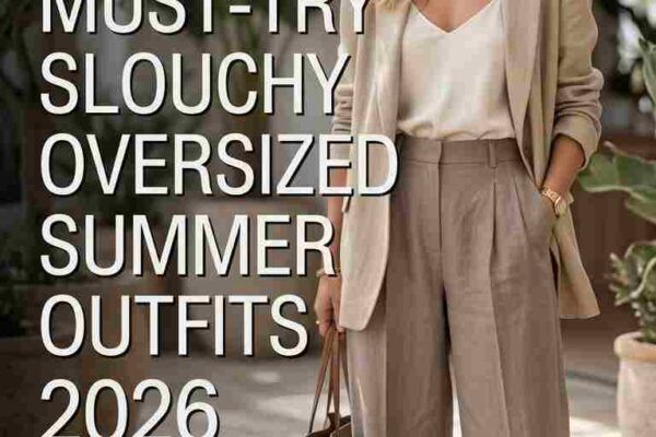 Slouchy Oversized Summer Outfits for Women 2026 – 30 Looks That Work
