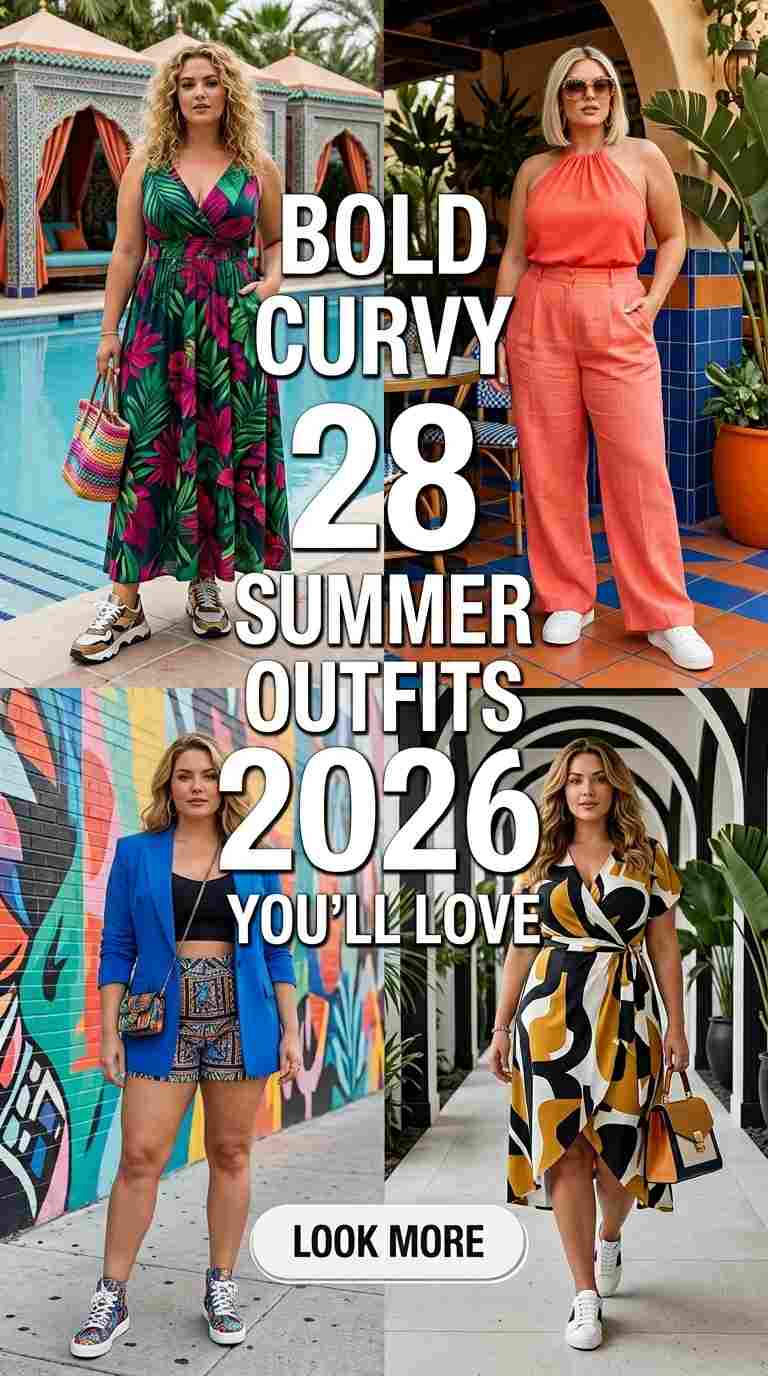 28 Bold Curvy Summer Outfits for Women 2026 You'll Love