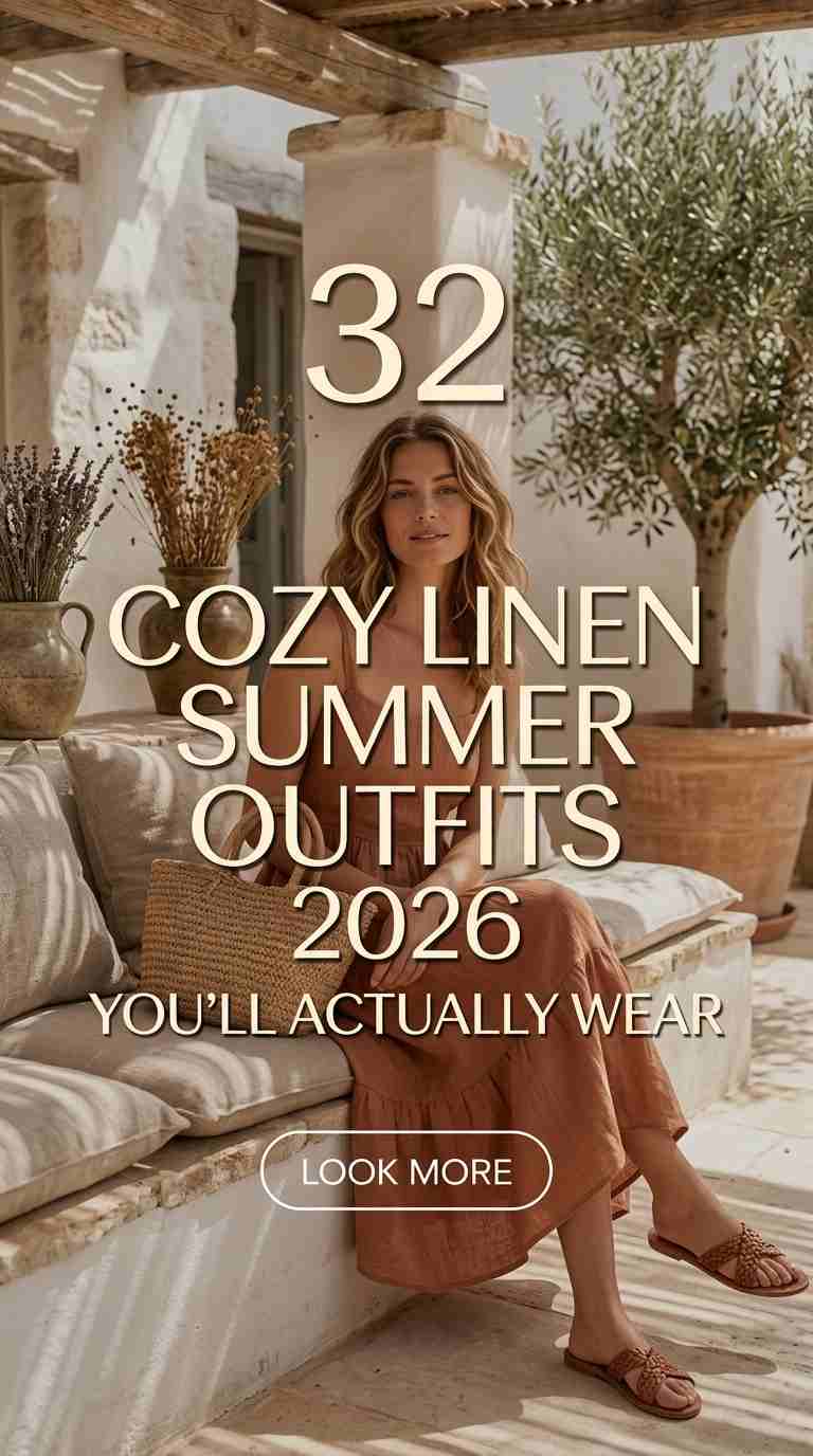 32 Cozy Linen Summer Outfits for Women 2026 You'll Actually Wear