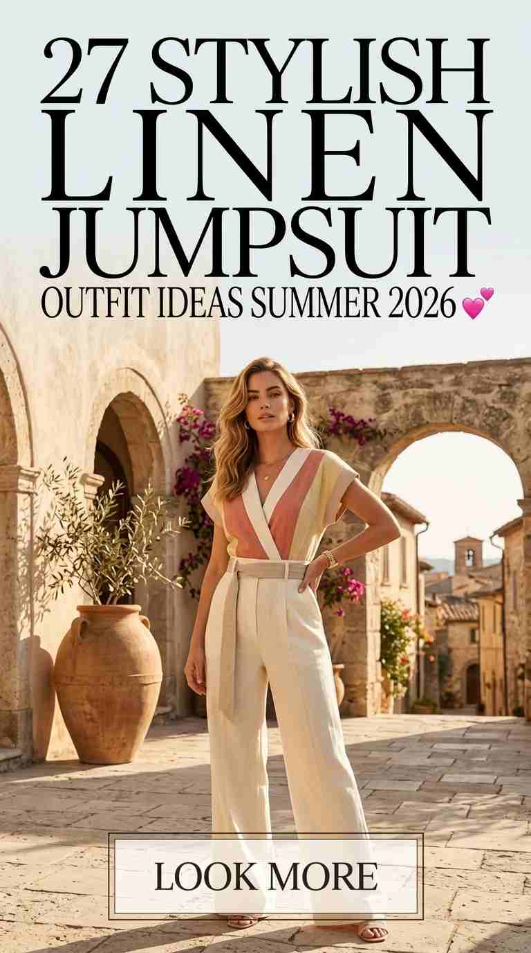 Elegant Summer Linen Jumpsuits for Women 2026 – 27 Effortless Chic Looks