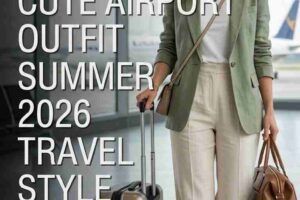 25 Cute Airport Outfit Ideas Women's Summer Travel Style