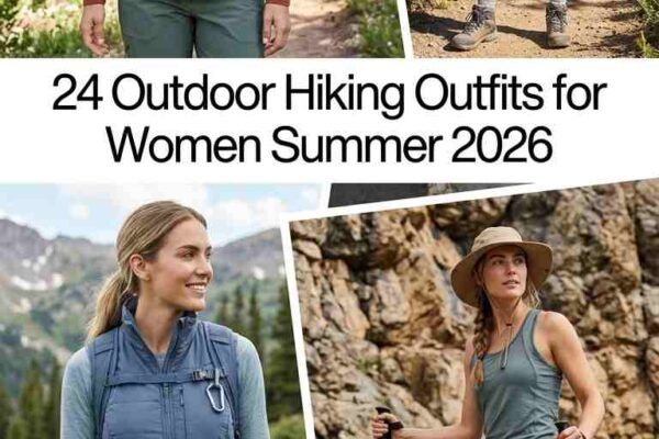 Outdoor Hiking Outfits for Women Summer 2026 – 24 Stylish Trail Looks