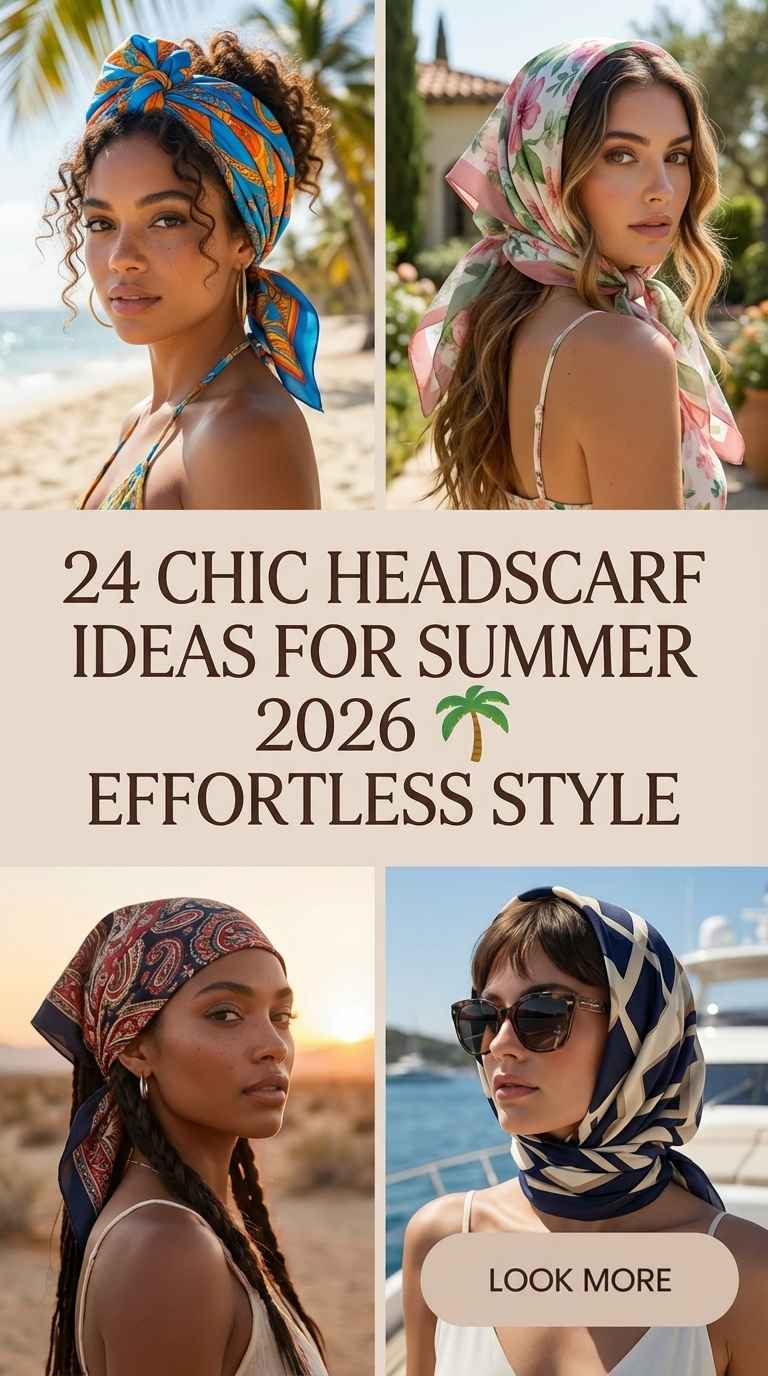 Summer Head Scarf Styles 2026 – 24 Chic Looks