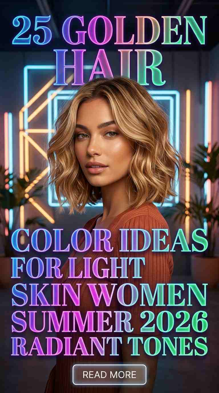 Golden Summer Hair Color for Light Skin Women 2026 – 25 Radiant Shades to Try