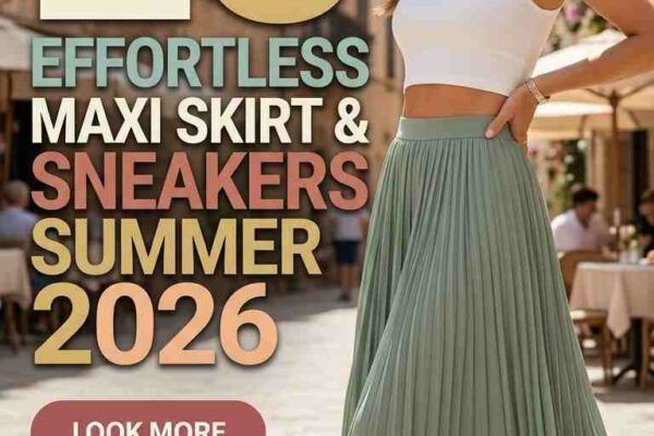 Summer Maxi Skirt with Sneakers for Women Outfits 2026 – 28 Effortless Looks