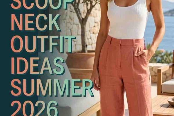 Summer Scoop Neck Outfits 2026 for Women – 28 Looks That Actually Work