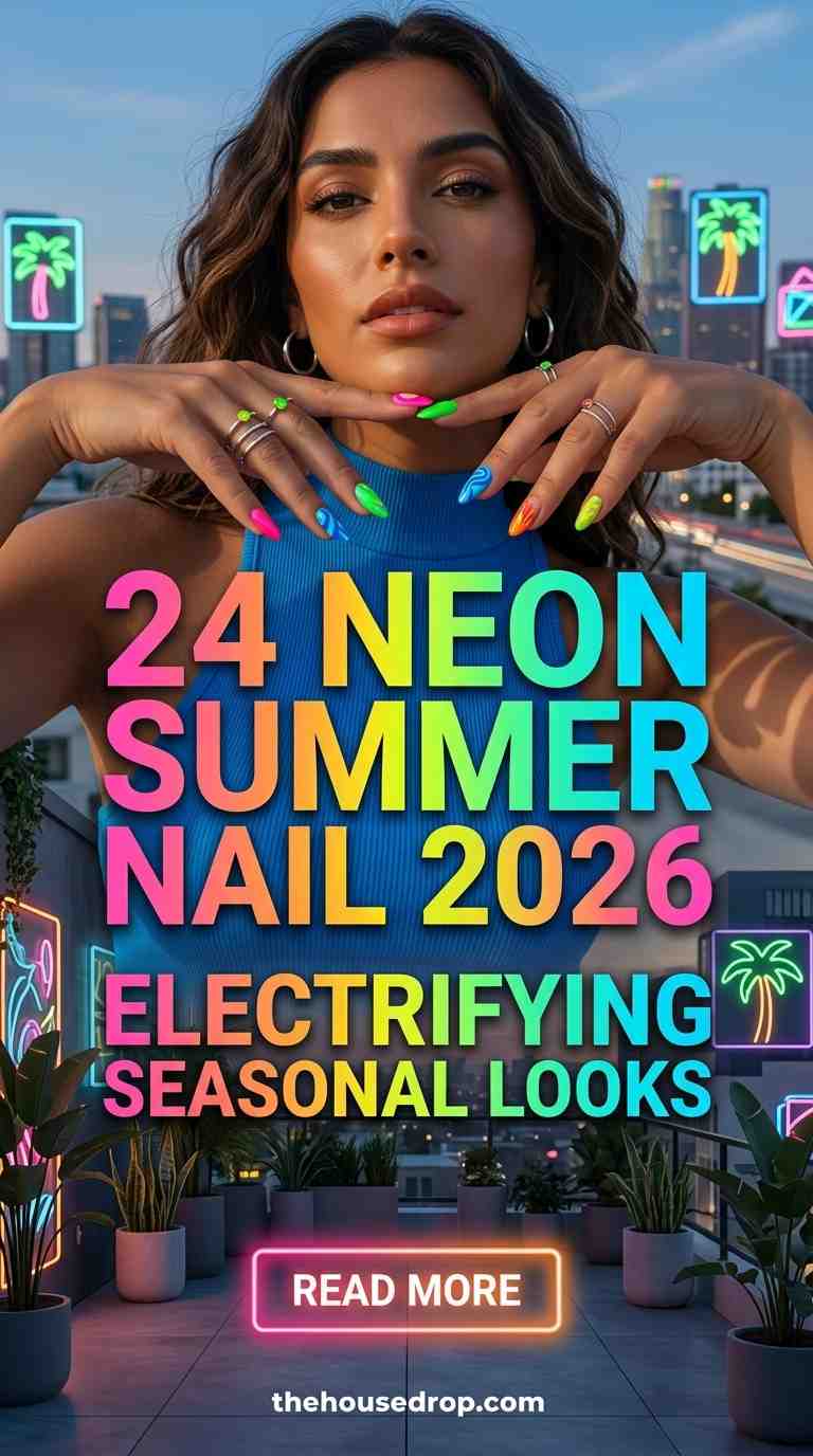 24 Neon Summer Nail Ideas for Women 2026 Electrifying Seasonal Looks
