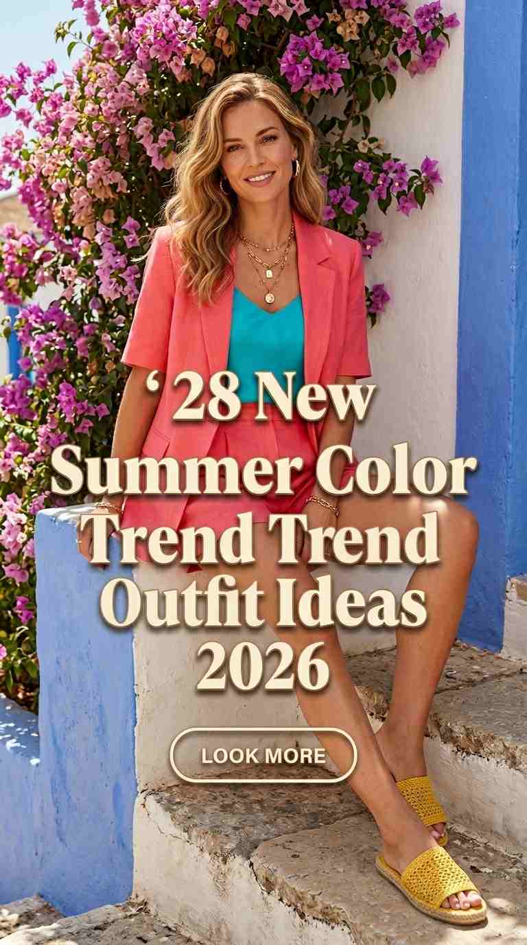 Stunning Color Trend Summer Fashion Outfits for Women 2026 – 28 Looks You'll Love