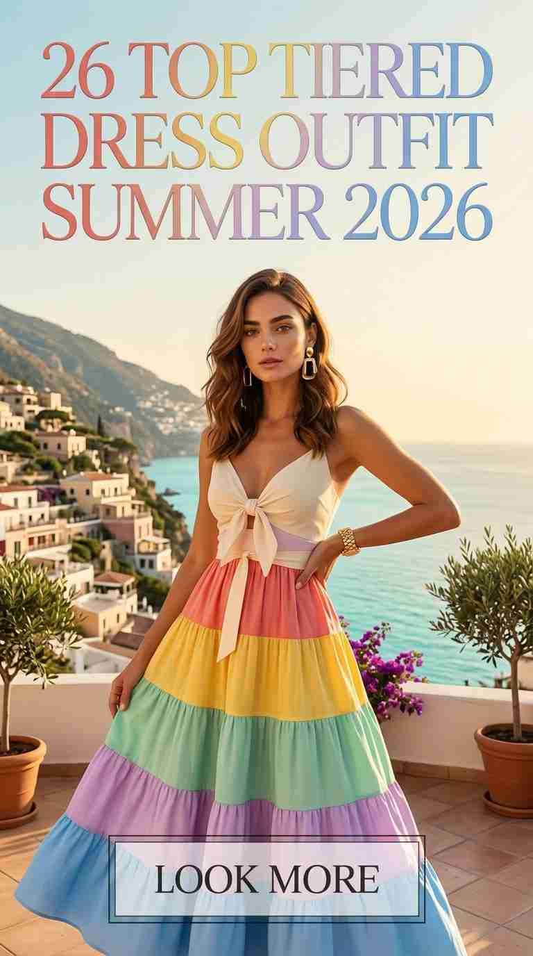 Chic Summer Tiered Dress Outfits for Women 2026 – 26 Looks You'll Love