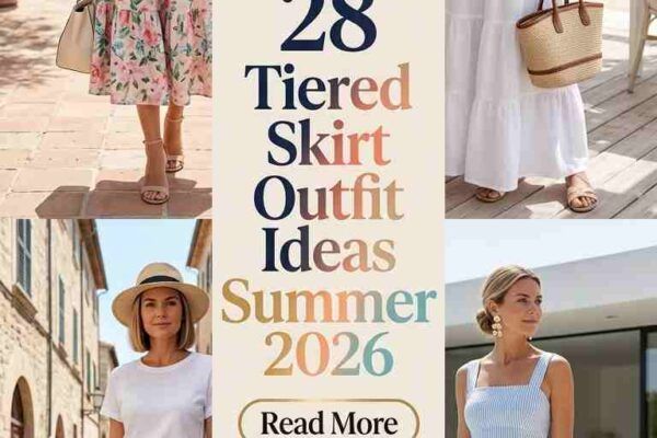 Tiered Skirt Outfit Ideas for Women Summer 2026 – 28 Must-Try Looks