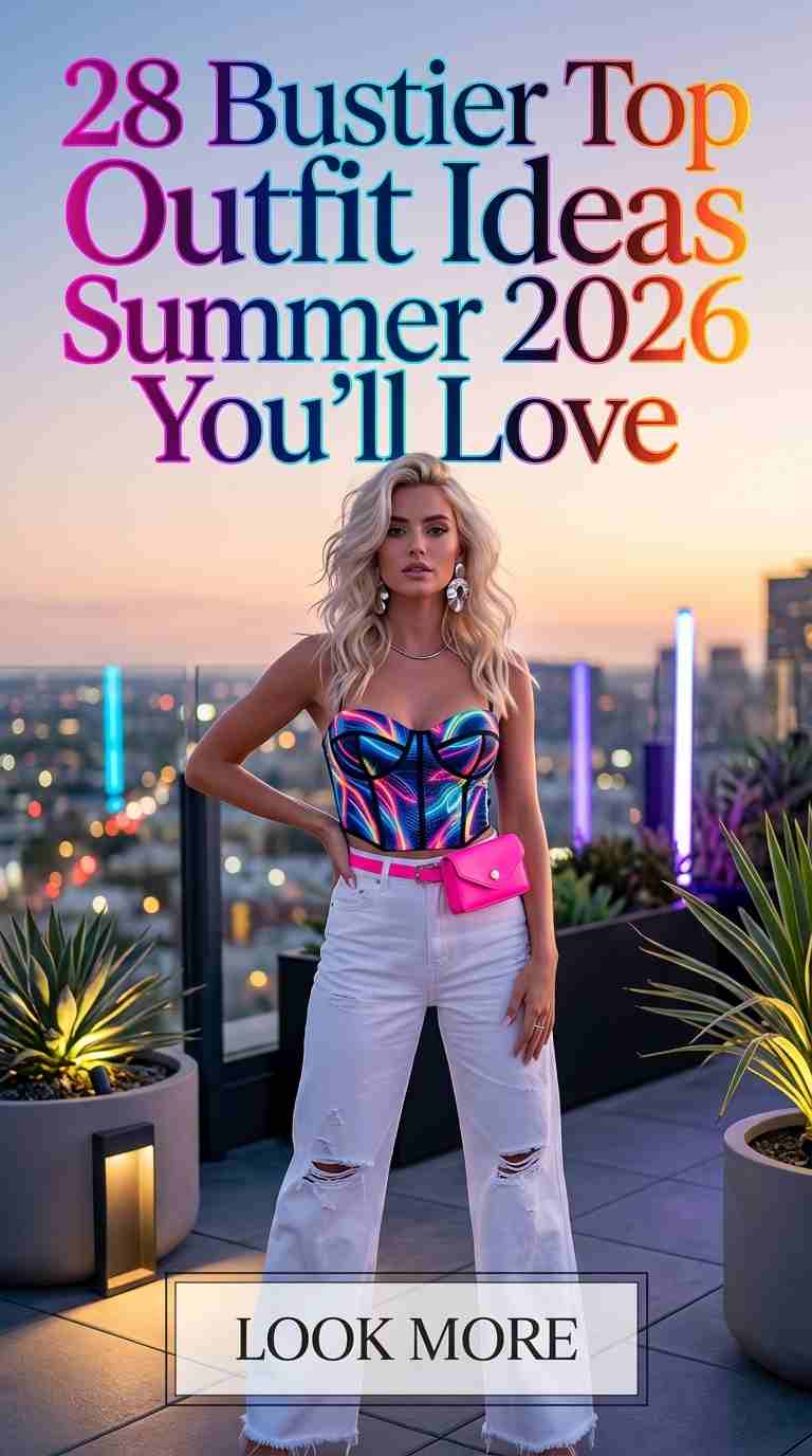 What to Wear with a Bustier Top Women Summer 2026 – 28 Outfit Ideas You'll Love