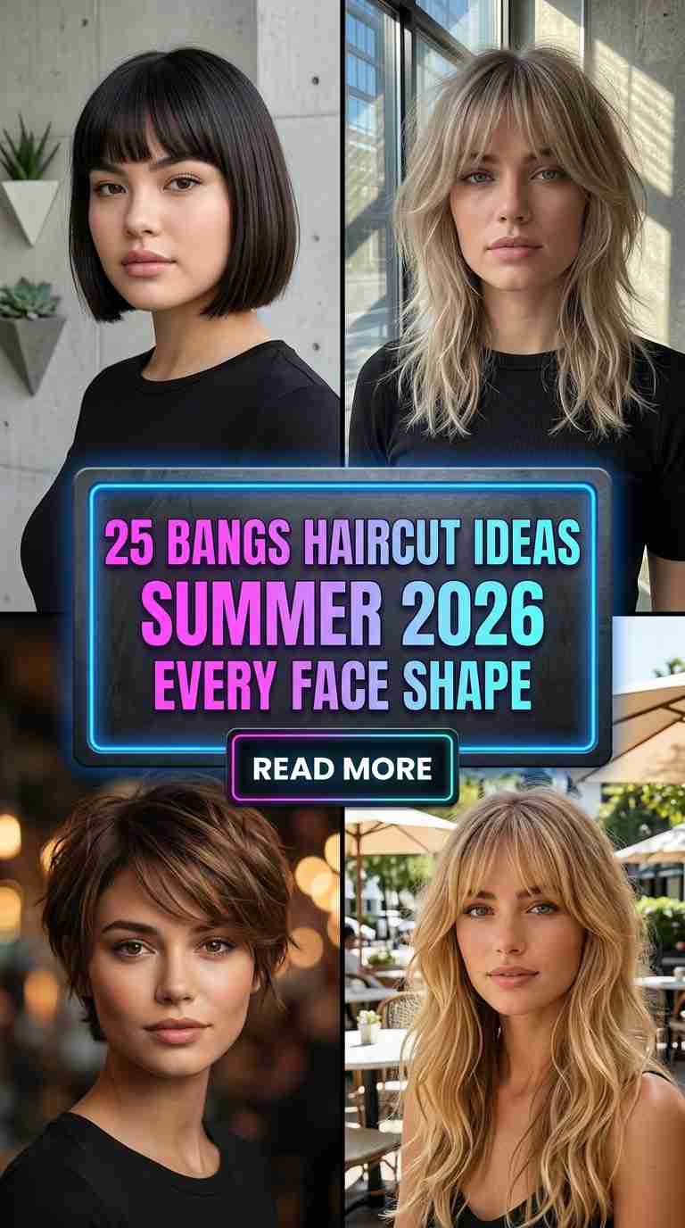 Modern Summer Haircuts for Women with Bangs 2026 – 25 Fresh Styles to Try