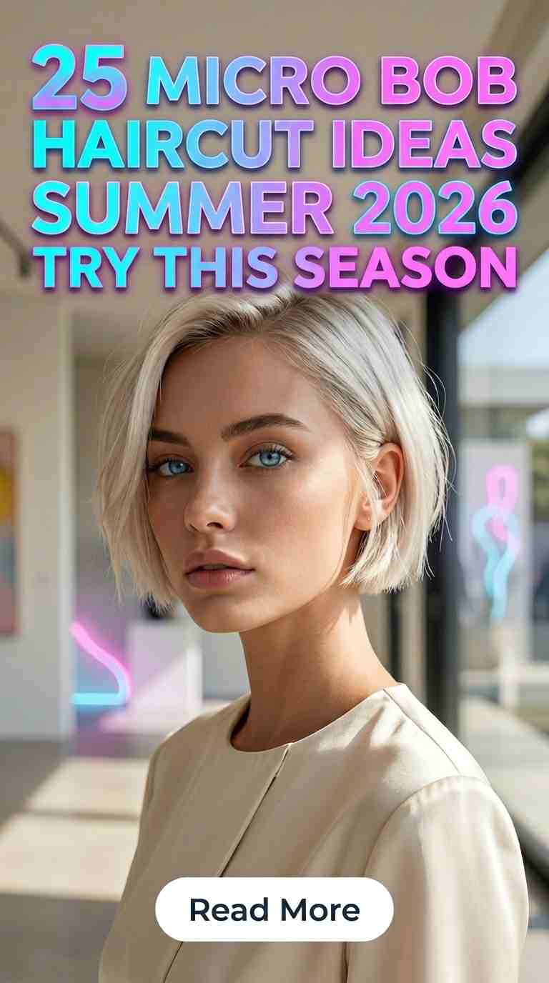 Pretty Summer Micro Bob Haircuts for Women 2026 – 25 Chic Styles for the Season