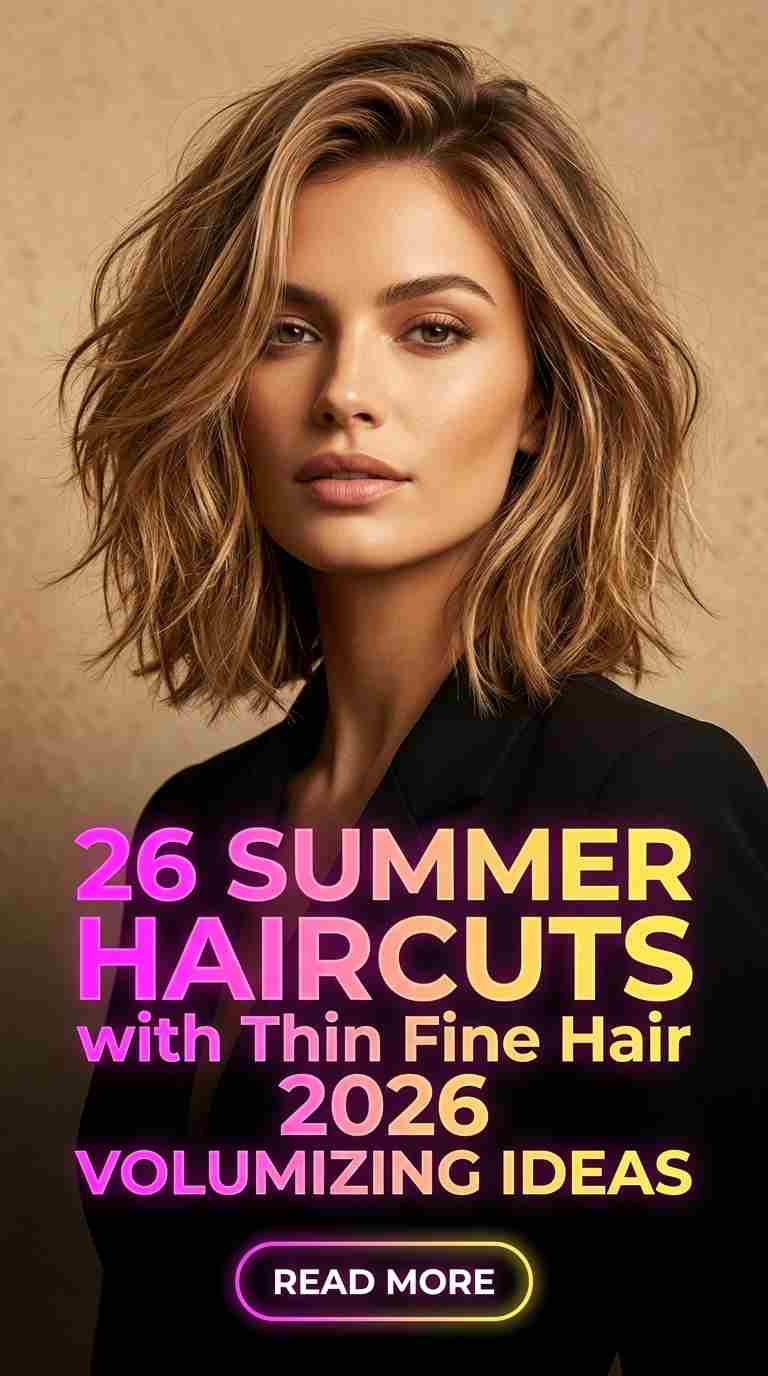 26 Modern Summer Haircuts for Women with Fine Thin Hair 2026 – Refresh Your Look with Chic Styles