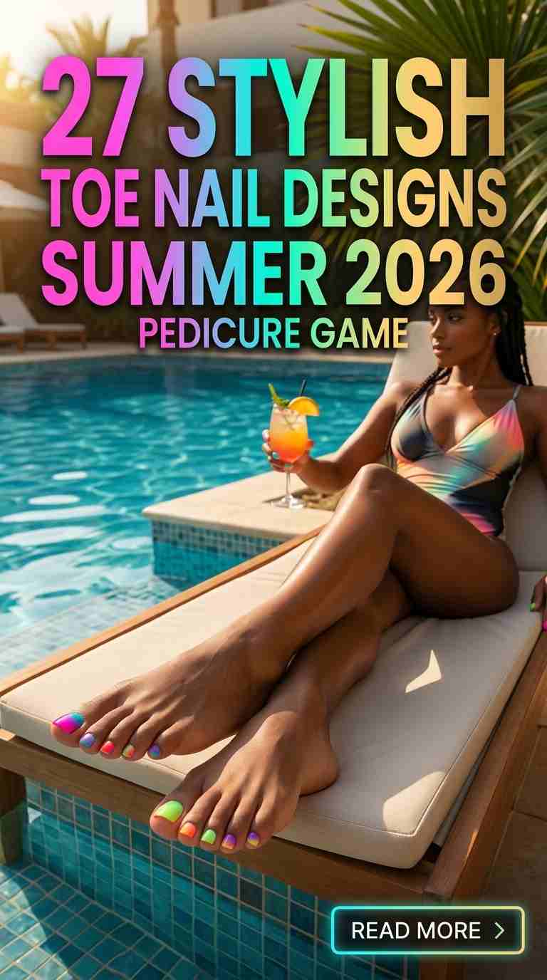 27 Stylish Toe Nail Designs for Women Summer 2026 Step Up Your Pedicure Game