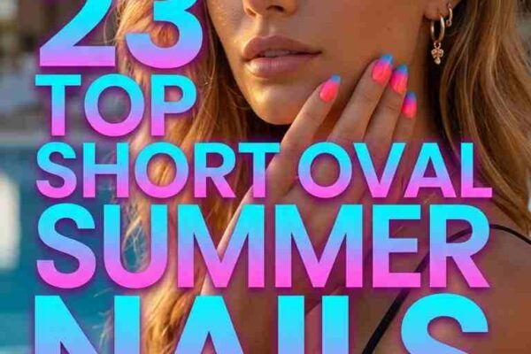 23 Top Short Oval Summer Nails for Women 2026 Fresh & Chic Manicure Ideas