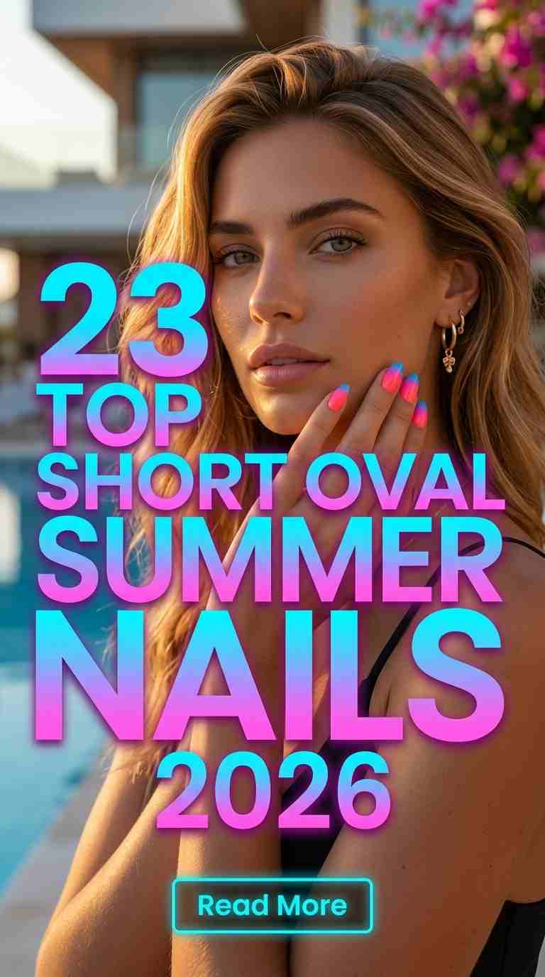 23 Top Short Oval Summer Nails for Women 2026 Fresh & Chic Manicure Ideas