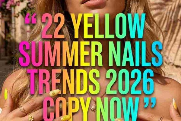 22 Yellow Summer Nails for Women 2026 Vibrant & Chic Nail Art Ideas