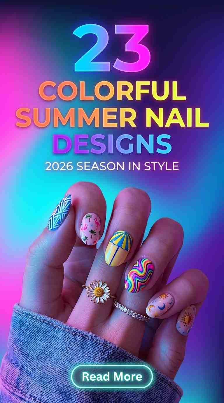 23 Colorful Summer Nail Designs for Women 2026 Brighten Your Season in Style