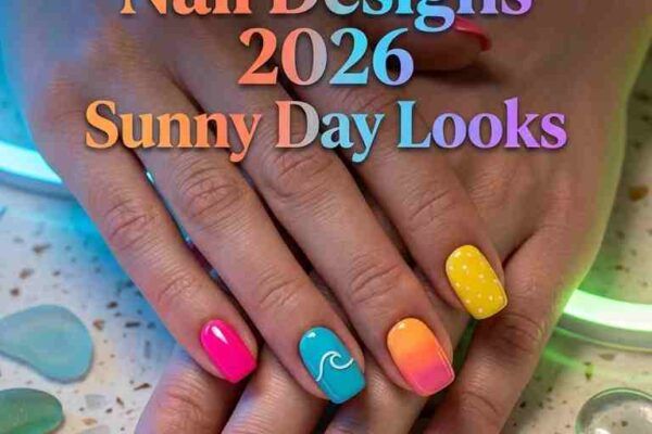 24 Simple Summer Acrylic Nail Designs for Women 2026 Fresh Sunny Day Looks