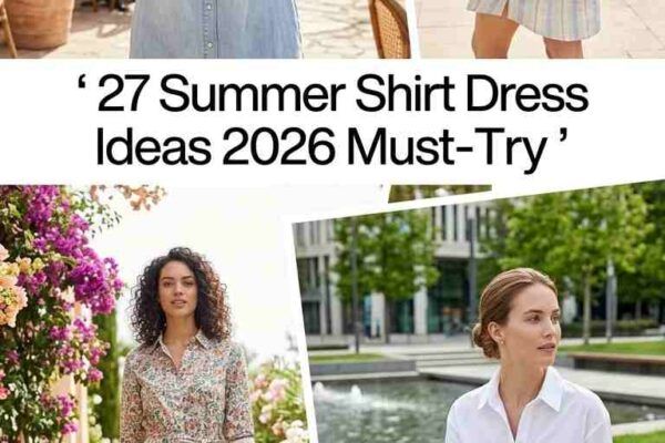 Must-Have Summer Shirt Dresses for Women 2026 – 27 Chic Looks