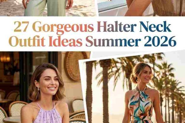 Gorgeous Summer Halter Neck Outfits for Women 2026 – 27 Looks You'll Love