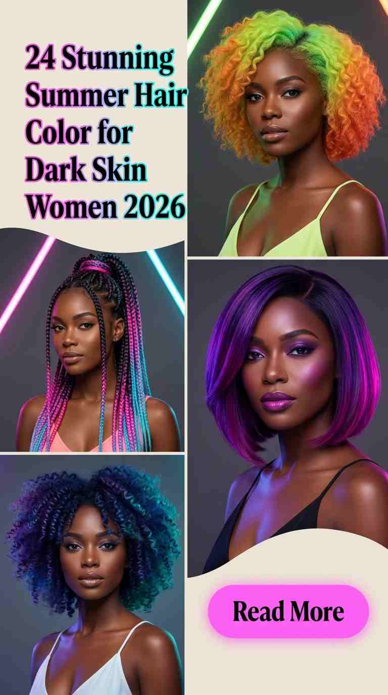 24 Stunning Summer Hair Color Ideas for Dark Skin Women 2026 – Fresh & Bold Looks