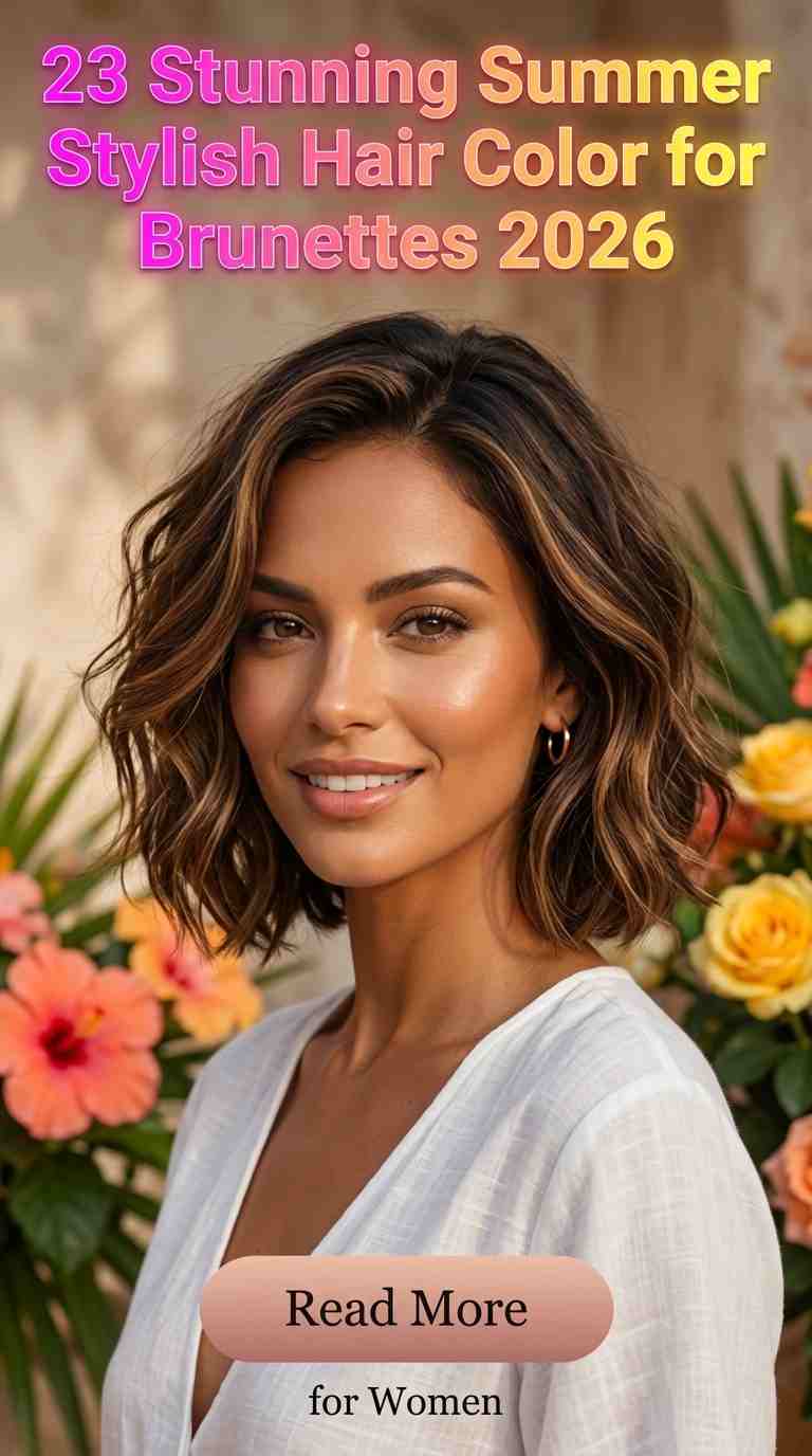 23 Stunning Summer Hair Color Ideas for Women Brunettes 2026 – Fresh & Stylish Refresh