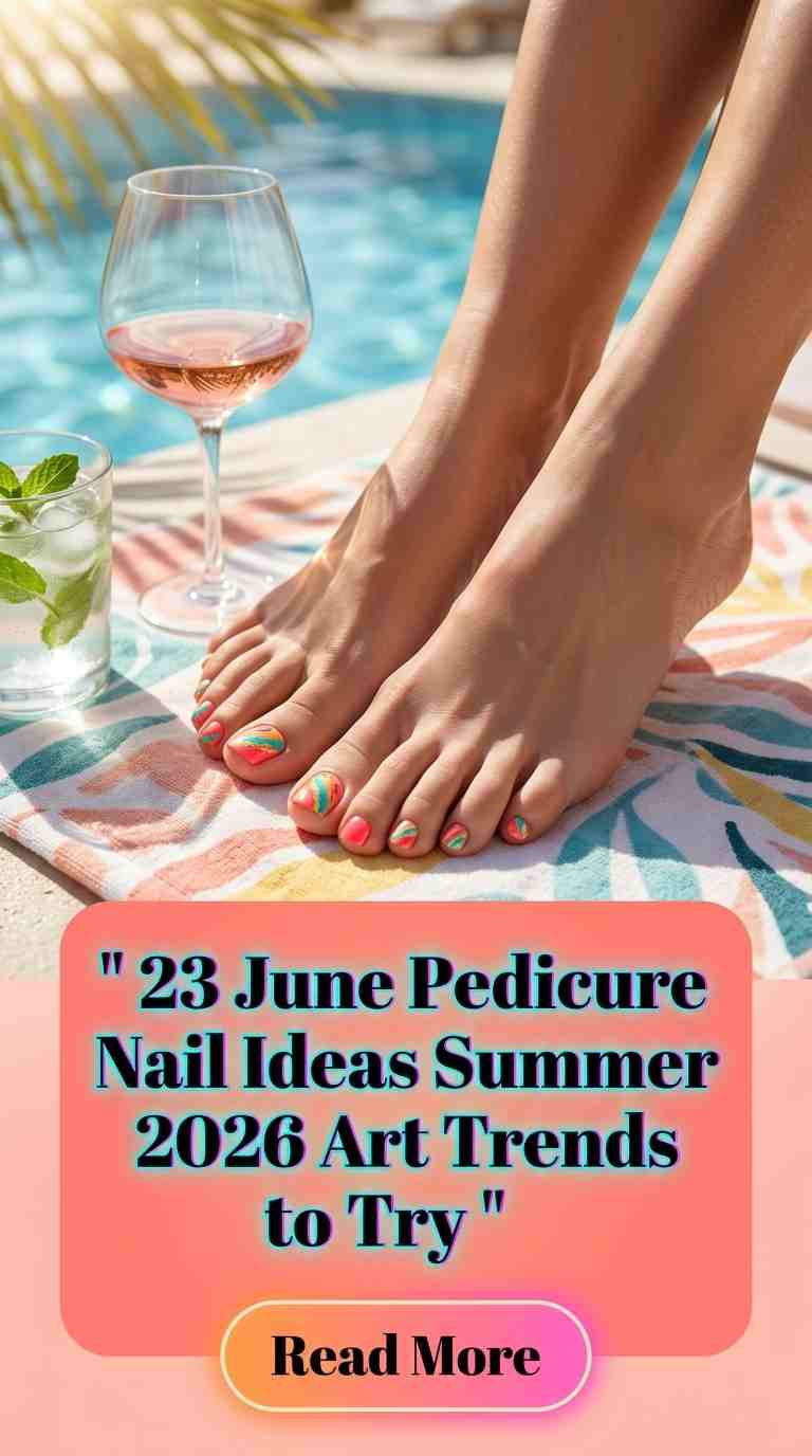 23 June Pedicure Ideas for Women 2026 Vibrant Summer Nail Art Trends to Try