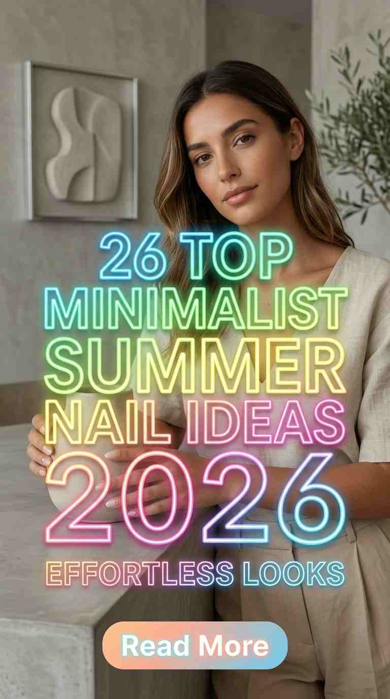 26 Minimalist Summer Nail Ideas for Women 2026 Chic & Effortless Looks