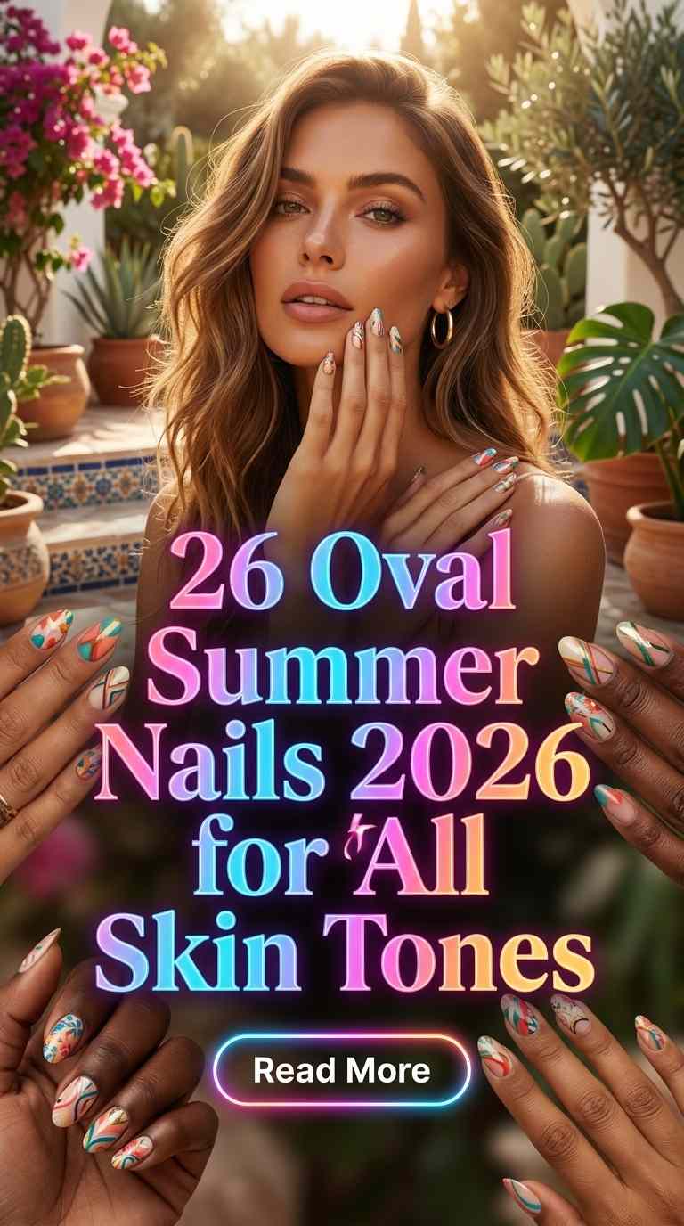 26 Oval Summer Nails for Women 2026 Fresh Manicure Ideas for All Skin Tones