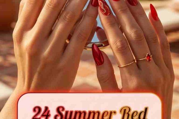 24 Stunning Summer Red Nails for Women 2026 Fiery & Bold Nail Looks