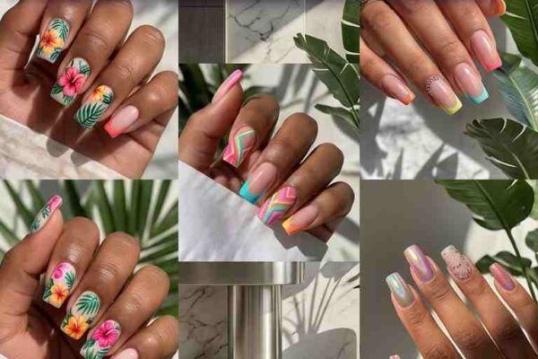 26 Square Medium Summer Nails for Women 2026 Chic Seasonal Nail Looks