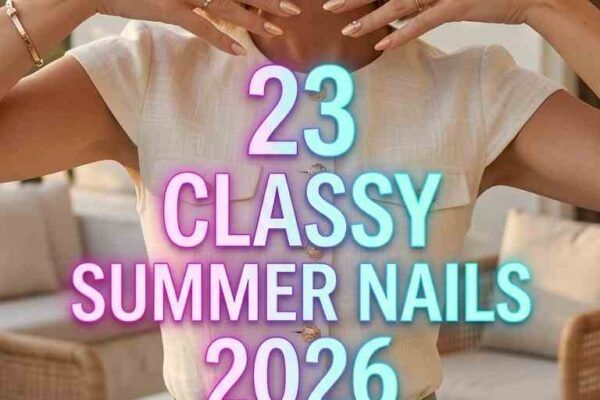 23 Classy Summer Nails for Women 2026 Elegant Manicure & Pedicure Inspo